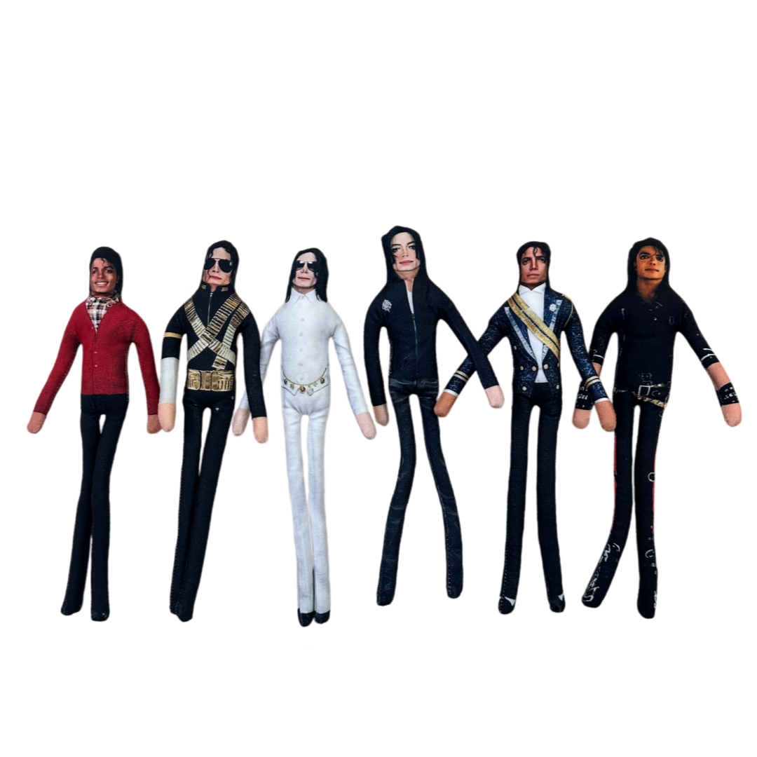Anime Merchandise Gift - 1-6pcs Michael Jackson Cosplay Prop Doll