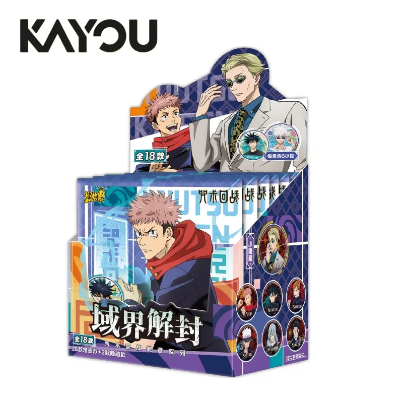 Kayou Jujutsu Kaisen Badge Bli - Anime Merchandise Box review and price