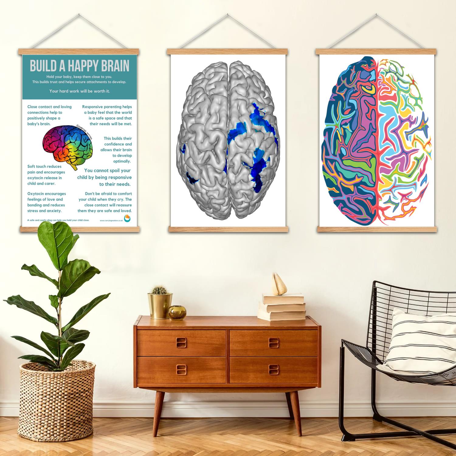 brain Framed Wall Painting Can - Art Print Framed review and price