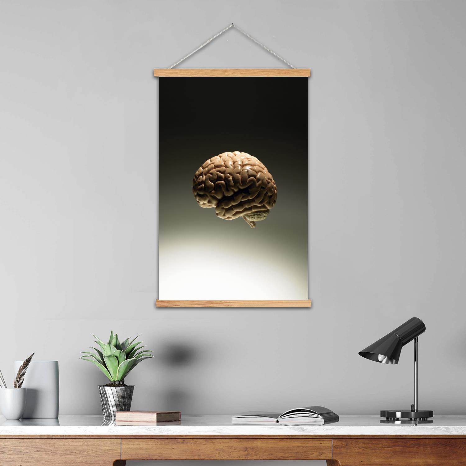 brain Framed Wall Painting Can - Art Print Framed review and price