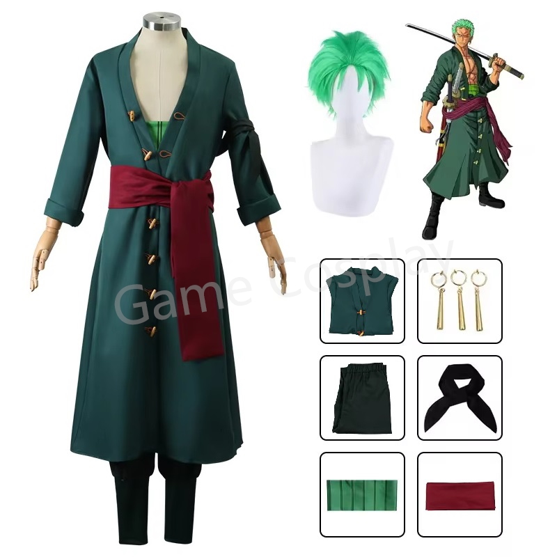 Anime Figures Roronoa Zoro Cos - Zoro Anime Merchandise review and price