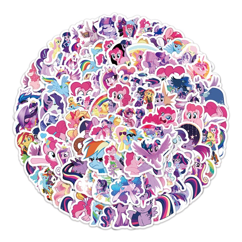 100pcs Cartoon My Little Ponys - Anime Merchandise Gift review and price