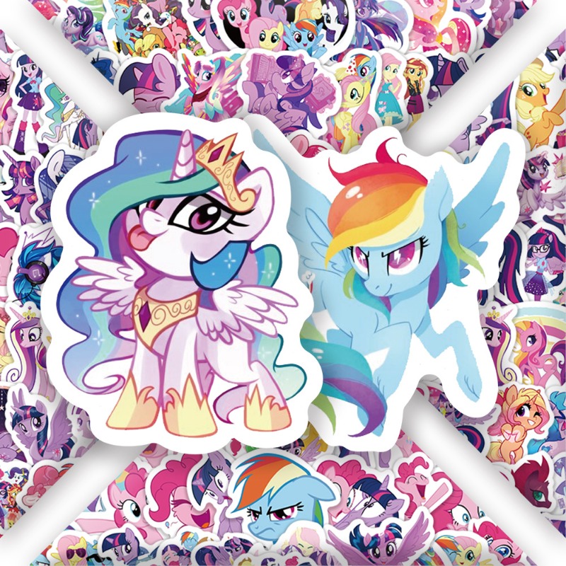 100pcs Cartoon My Little Ponys - Anime Merchandise Gift review and price
