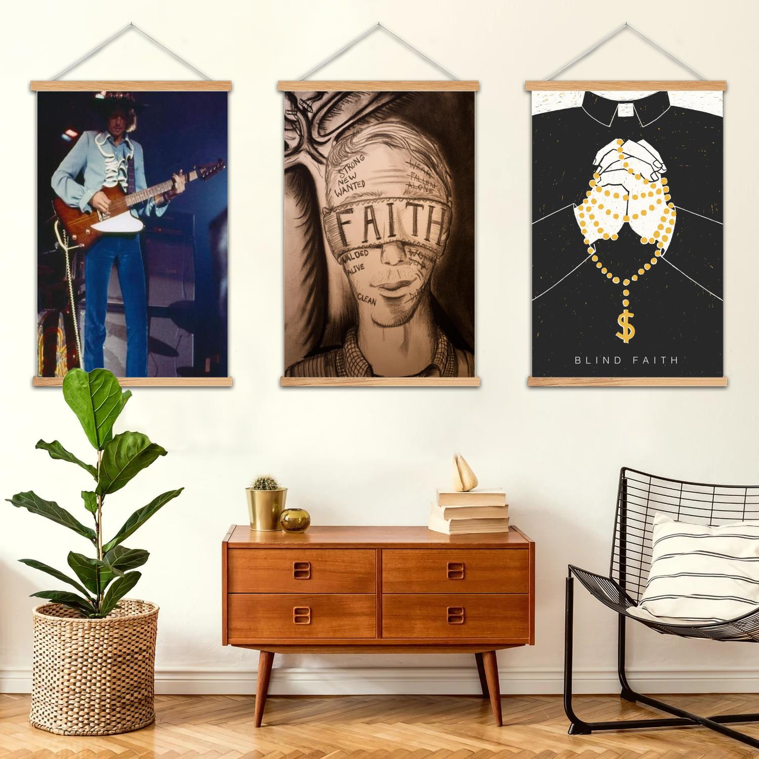 Blind Faith Framed Wall Painti - Art Print Framed review and price