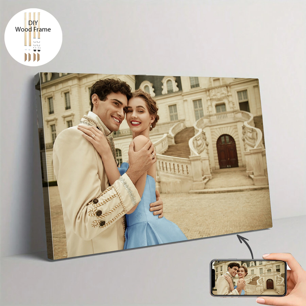 1 pc Custom Photo with DIY fra - Art Print Framed review and price