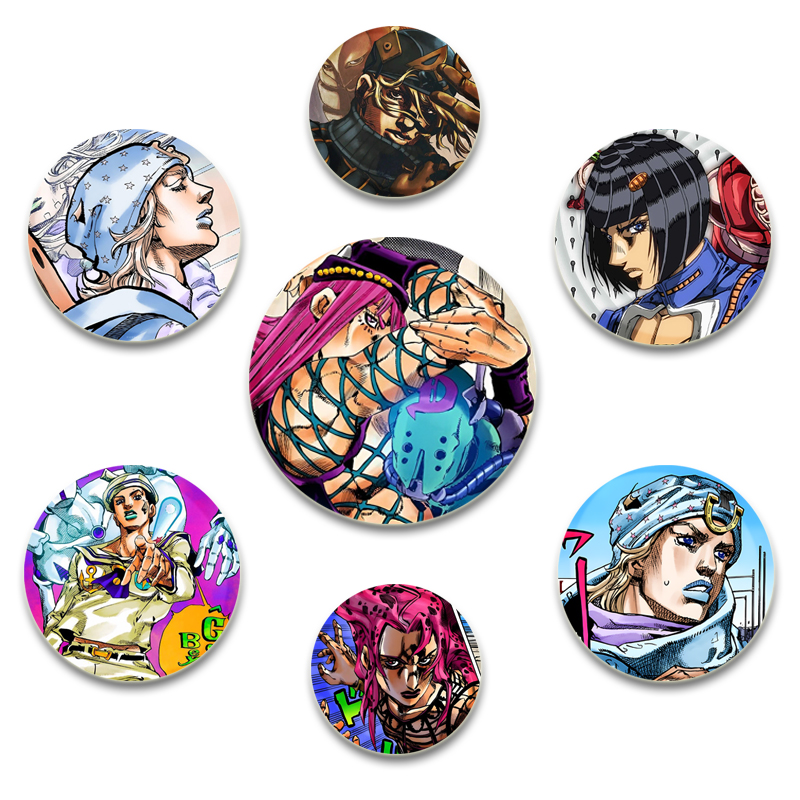 32/44/58mm JoJo Bizarre Advent - Jjk Anime Merchandise review and price