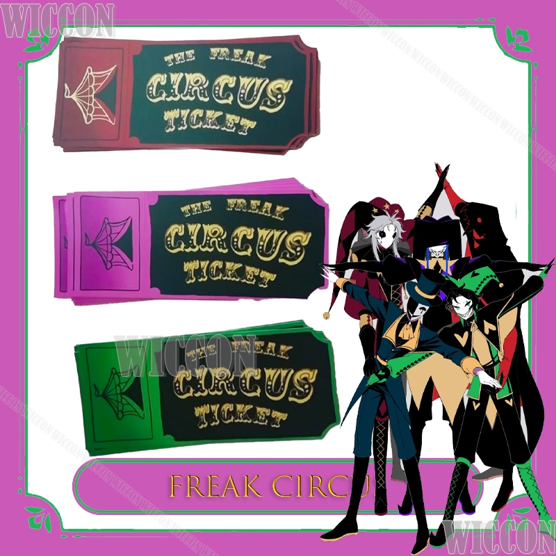 Freak Circus Ticket Card Red G - Anime Merchandise Europe review and price