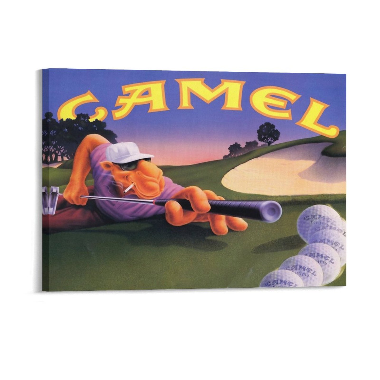 Vintage Joe Camel Roulette Ad  - Art Print Framed review and price