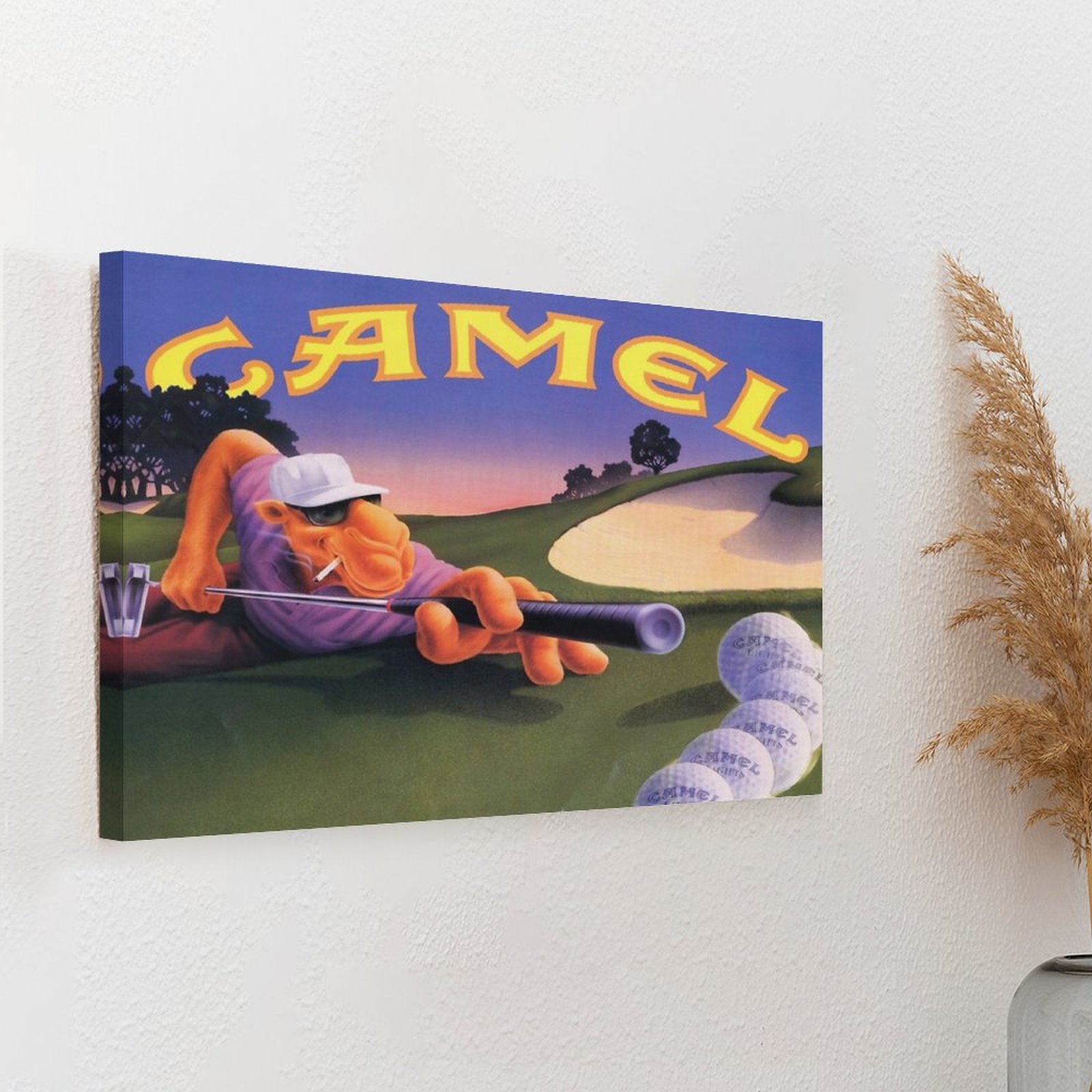 Vintage Joe Camel Roulette Ad  - Art Print Framed review and price