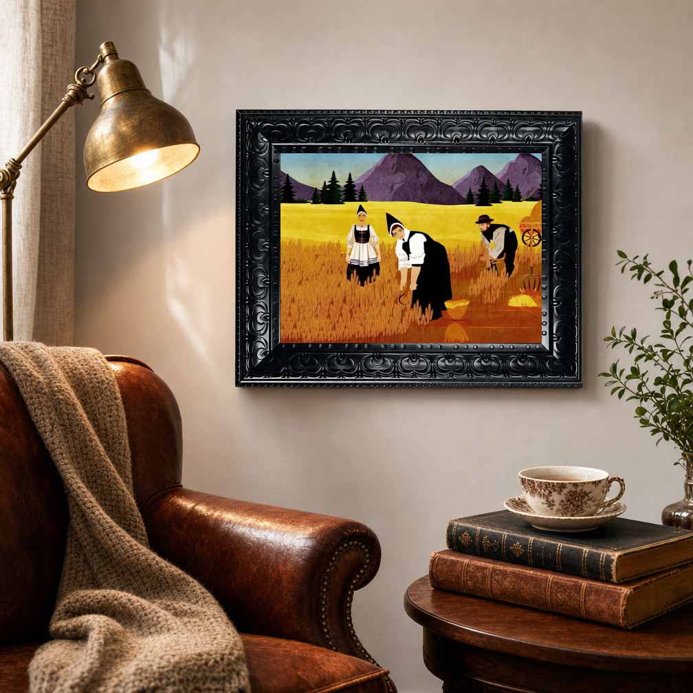 Framed Canvas Wall Art Vintage - Art Print Framed review and price