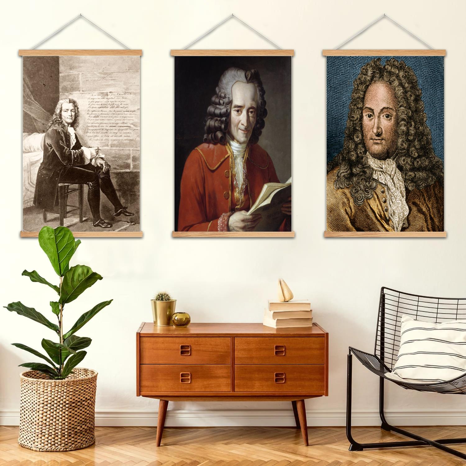 Voltaire Framed Wall Painting  - Art Print Framed review and price