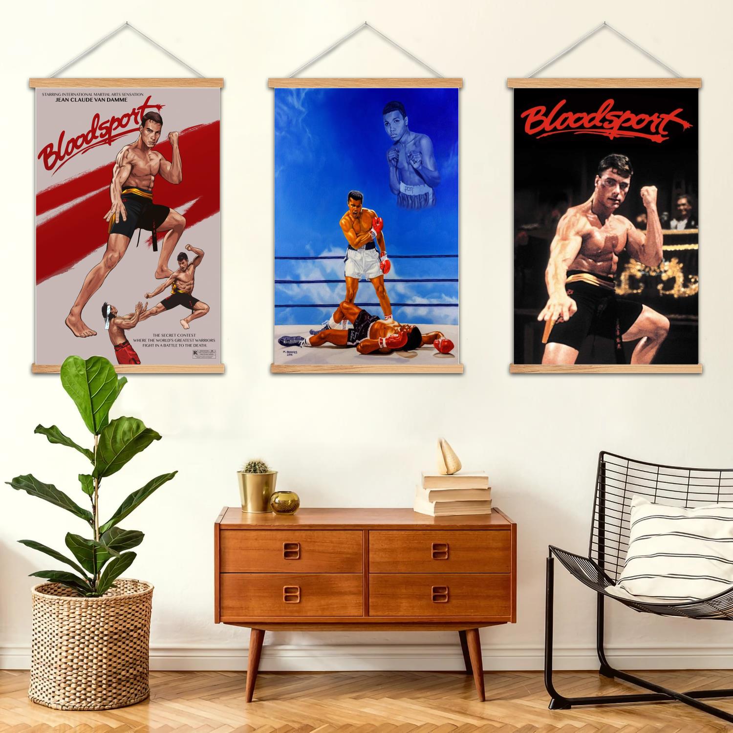 bloodsport Framed Wall Paintin - Art Print Framed review and price