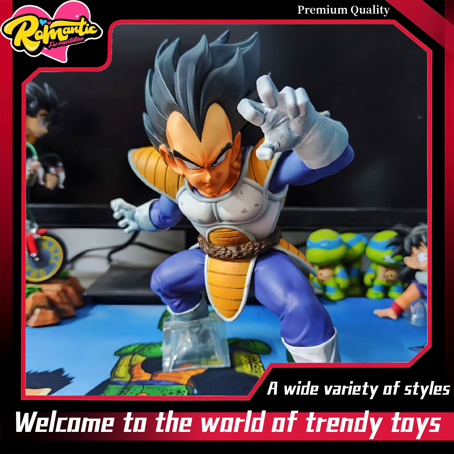 Starting stance Vegeta Anime G - Popular Anime Merchandise review and price