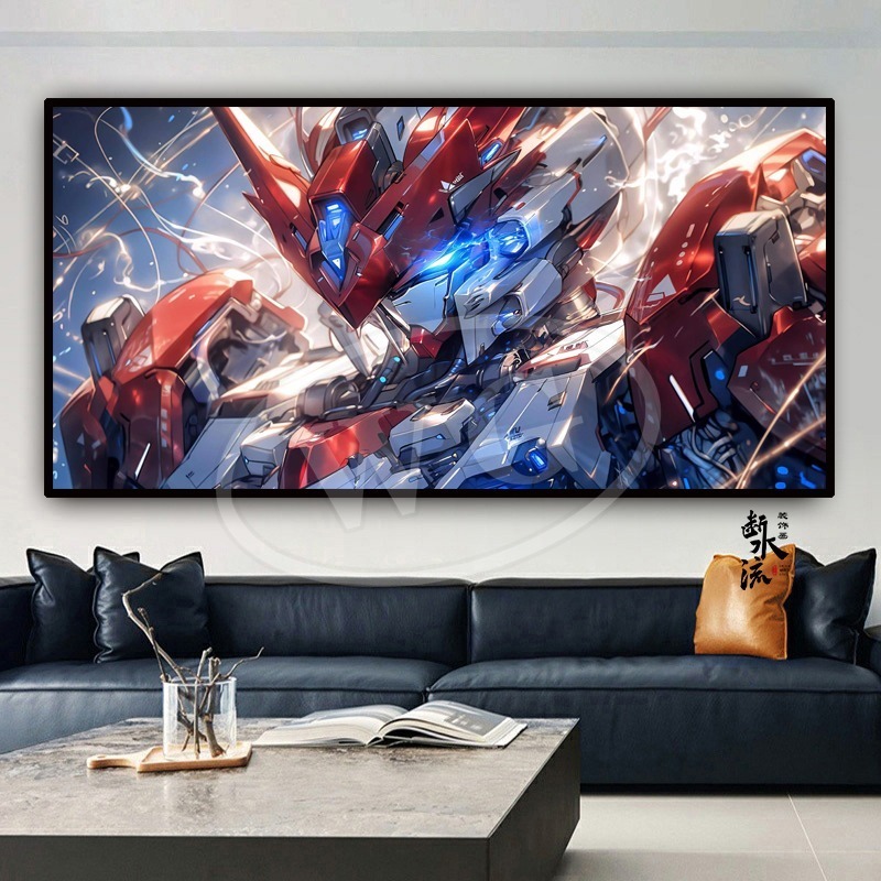 Gundam Hanging Paintings Attac - Bandai Gundam Hg review and price