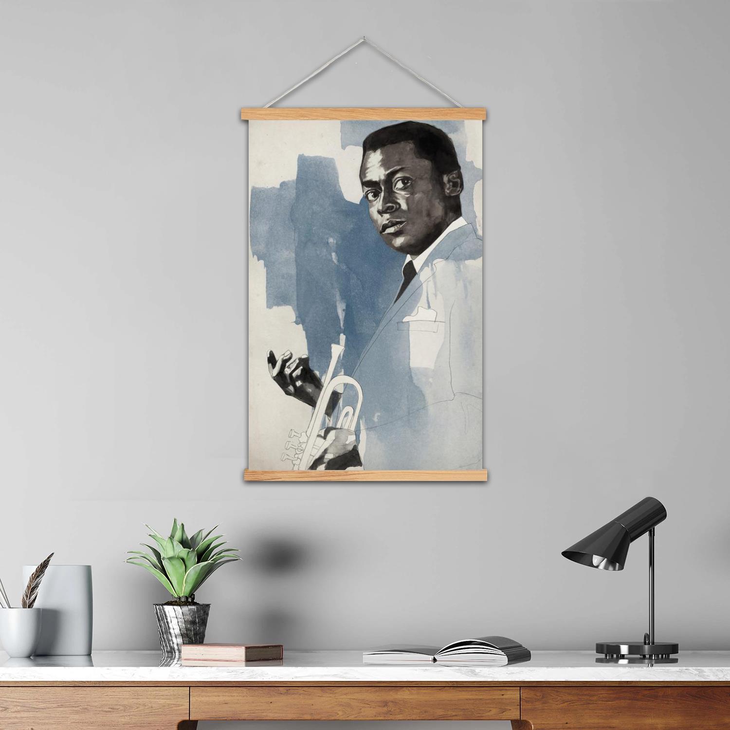 Miles Davis Framed Wall Painti - Art Print Framed review and price