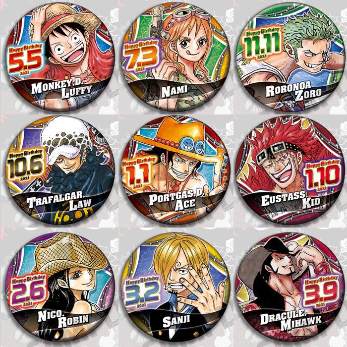One Piece Anime Badge Pin Set  - Zoro Anime Merchandise review and price
